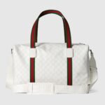 Gucci Medium duffle bag with Web - Image 6