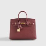 Hermès Birkin 25 Veau Madame Rouge H Gold Hardware