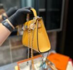 Hermès Amber EPSOM Calfskin Mini Kelly 20cm - Image 4