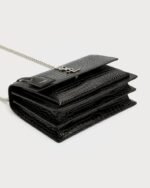 Saint Laurent Sunset Medium In Crocodile Embossed Shiny Leather - Image 3