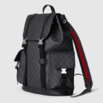 GUCCI BLACK LARGE BACKPACK - Image 3