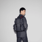 GUCCI BLACK LARGE BACKPACK - Image 2