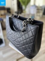 CHANEL Grand Shopping Tote Black Caviar Leather - Image 3
