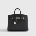 Hermès Birkin 25 Epsom Black Electrum Sellier
