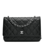 Chanel Wallet On Chain WOC Caviar