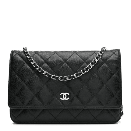 Chanel Wallet On Chain WOC Caviar