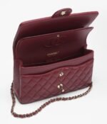 CHANEL Lambskin & Gold-Tone Metal Wine red - Image 2