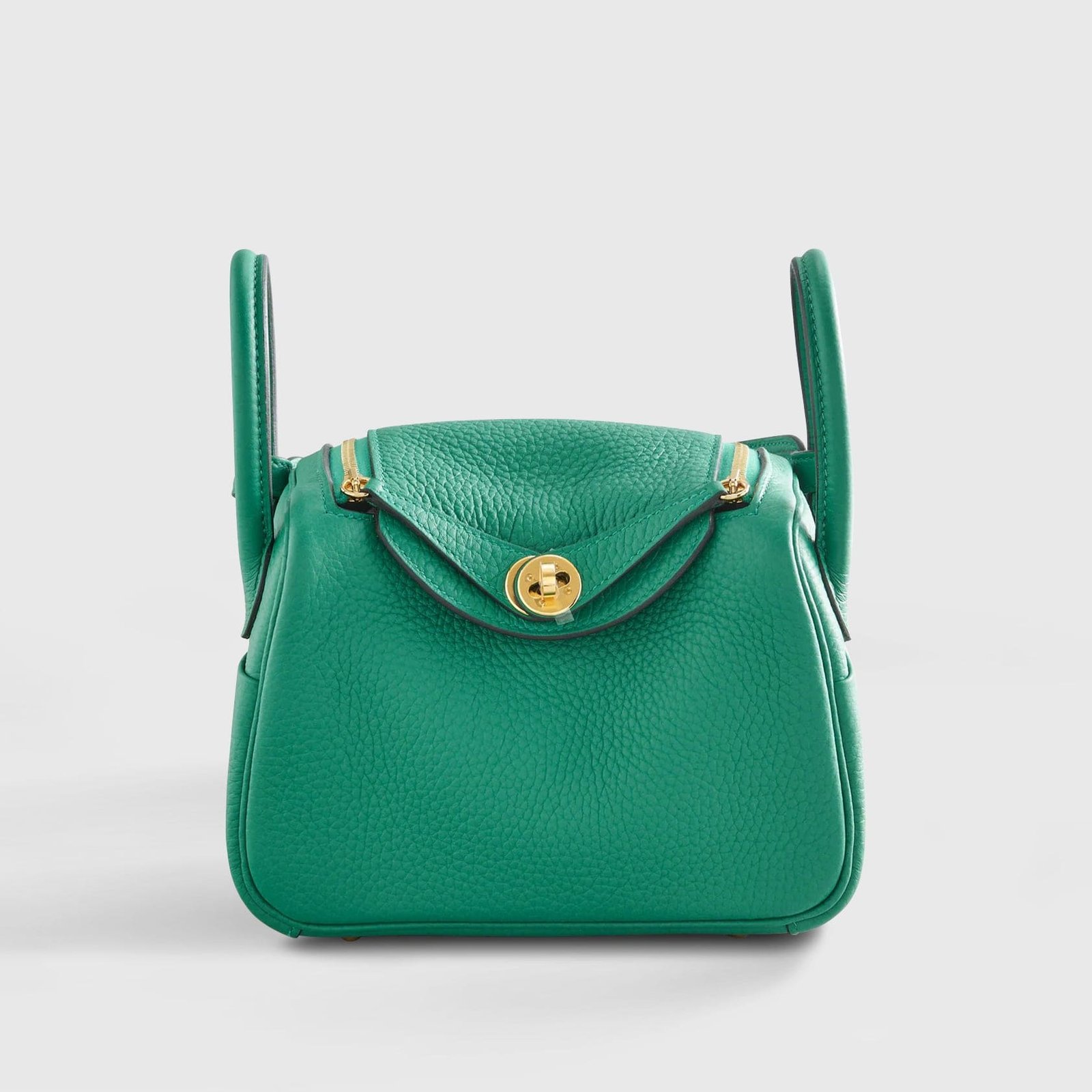 29HermesLindy20ClemenceVertVertigoGoldHardware Hermès Lindy 20 Clemence Vert Vertigo Gold Hardware - Image 1