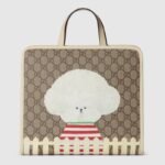 GUCCI CHILDREN’S DOG PRINT TOTE BAG