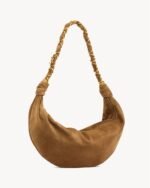 Saint Laurent AMALIA hobo in suede - Image 4