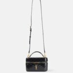Saint Laurent Gaby quilted patent leather vanity bag