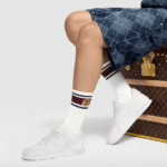 Louis Vuitton 1ADERD LV Trainer Distressed Sneaker - Image 5