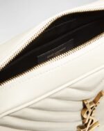 Saint Laurent Lou Medium YSL Camera Bag with Tassel in Quilted Leather - Image 4