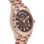 Rolex Day-Date 40 228235 Rose Gold Chocolate Baguette Diamond Dial - Image 3