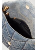 Saint Laurent Denim LouLou Puffer Bag - Image 10