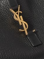 SAINT LAURENT Le 5 À 7 Bea textured-leather tote - Image 6