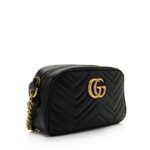 Gucci Matelasse Leather GG Marmont Small Shoulder Bag (SHF-8WEwIl) - Image 2