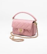 Chanel Mini Flap Bag with Top Handle - Image 2