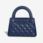 Chanel Kelly Medium Bag in Vintage Calfskin Leather, Dark Blue - Image 3