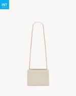 Saint Laurent SUNSET MEDIUM IN CROCODILE-EMBOSSED LEATHER - Image 4