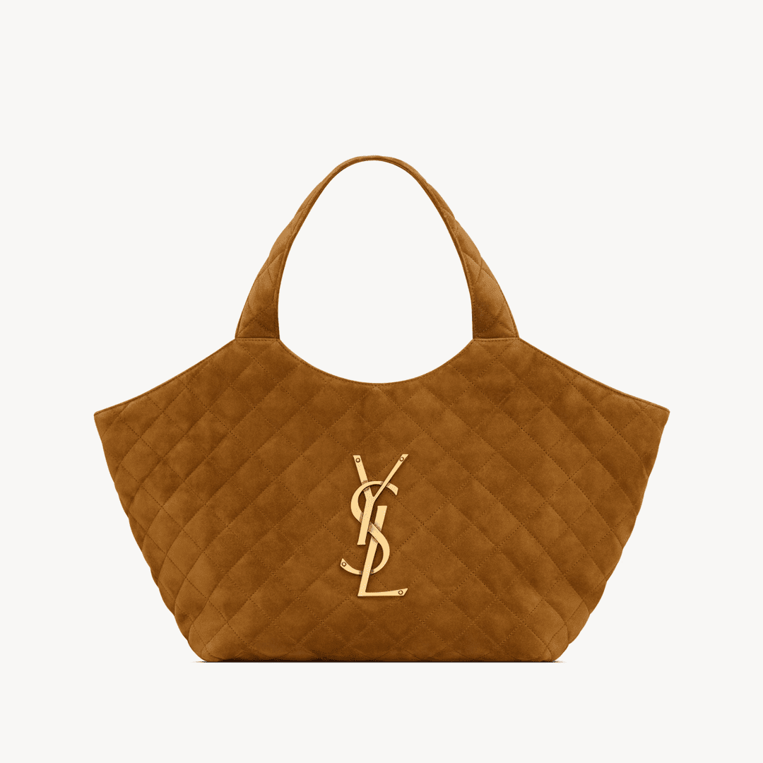6e809c4f740b8f4fb9563d40f8dcd93f Saint Laurent ICARE Medium in quilted suede - Image 1