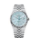 Rolex Land-Dweller 127336 Platinum Ice Blue Dial 36MM
