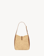 Saint Laurent le 5 à 7 supple small in raffia and leather - Image 2