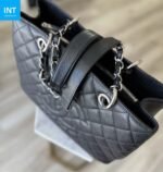 CHANEL Grand Shopping Tote Black Caviar Leather - Image 7