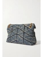 Saint Laurent Denim LouLou Puffer Bag - Image 11