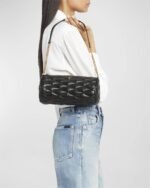 Saint Laurent Sade Medium YSL Tube Shoulder Bag in Quilted Smooth Leather - Image 6