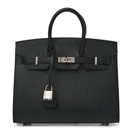 Hermès Epsom Birkin Sellier 25 Black