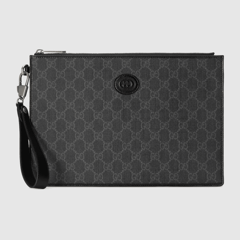 81b9e5fbd75dca711de2e3414659711b Gucci Pouch with Interlocking G - Image 1