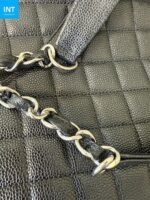 CHANEL Grand Shopping Tote Black Caviar Leather - Image 9