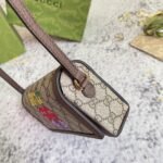 GUCCI Cherry Print Mini Bag In Beige - Image 5