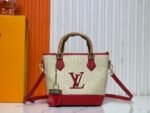 Louis Vuitton Raffia Petit Bucket Tote