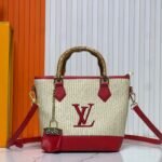 Louis Vuitton Raffia Petit Bucket Tote