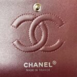 CHANEL SMALL CLASSIC HANDBAG Grained Calfskin & Silver Metal - Image 7