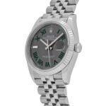 Rolex Datejust 36 126234 Stainless Steel Slate ‘Wimbledon’ Dial Jubilee (2025) - Image 4