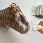 LOUIS VUITTON EVA HANDBAG WALLET ON CHAIN N55214 - Image 7