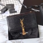 Saint Laurent Medium Kate Tassel Chain Bag In Black Crocodile Em - Image 8