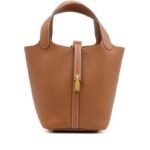Hermès Gold Clemence Picotin Lock 18 Gold Hardware