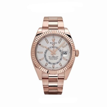 Rolex Sky-Dweller 326935 Rose Gold White Dial