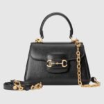 GUCCI HORSEBIT 1955 MINI BAG （BLACK） - Image 2