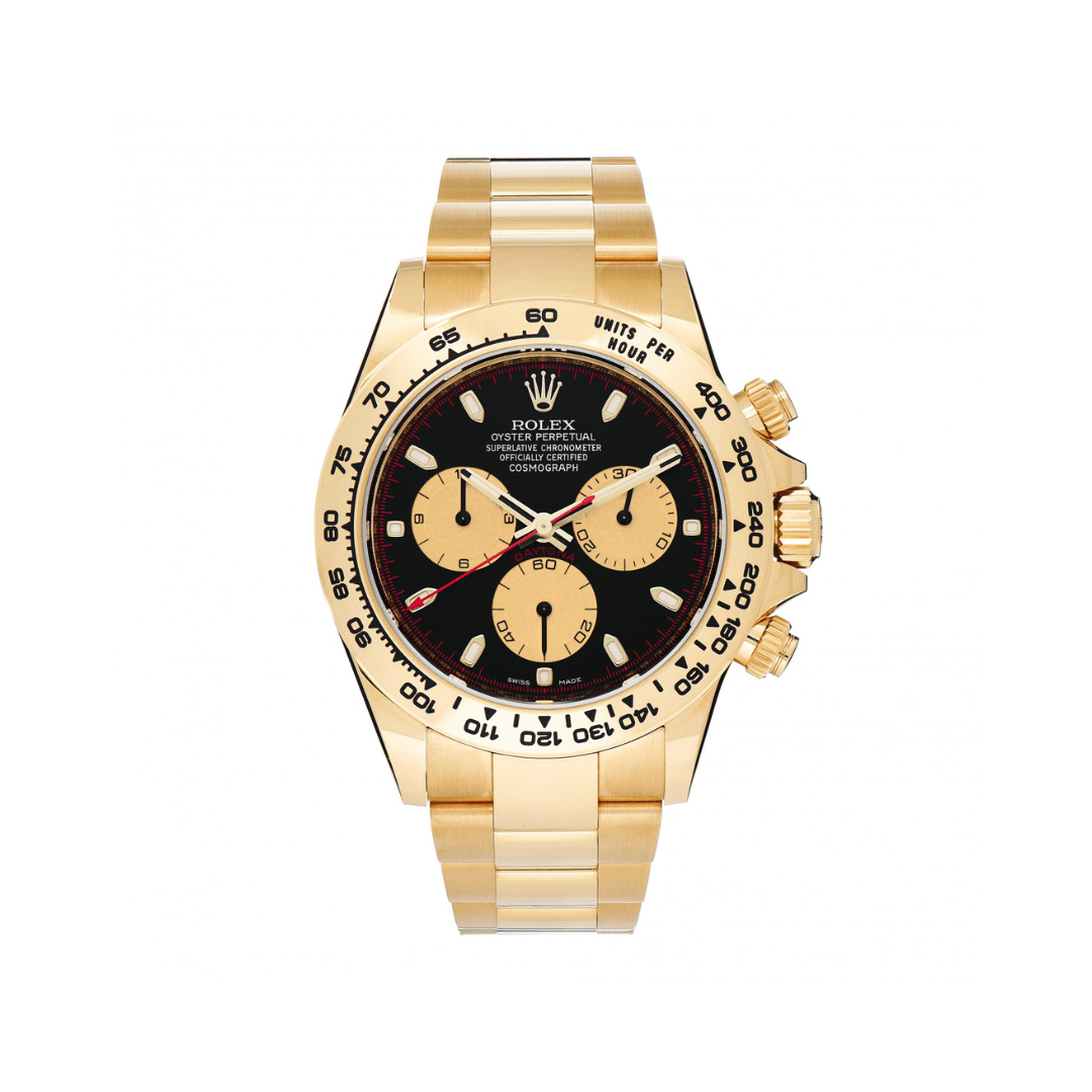 HJNOmGKy-rolex-daytona-yellow-gold-paul-newman-black-gold-dial-116508-rolex-40268768182516 Rolex Daytona 116508 ‘Paul Newman’ Yellow Gold Black Dial - Image 1
