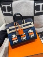 Hermès Faubourg Birkin 20 Bleu Marine - Image 2