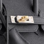 Hermès Birkin 25 Epsom Black Electrum Sellier - Image 7