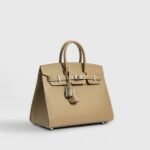 Hermès Birkin 25 Epsom Etoupe Sellier Palladium Hardware - Image 3