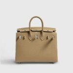 Hermès Birkin 25 Epsom Etoupe Sellier Palladium Hardware - Image 7