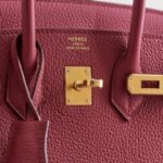 Hermès Birkin 25 Togo Rubis Gold Hardware - Image 7