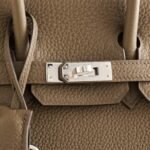 Hermès Birkin 25 Togo Toundra Palladium Hardware - Image 7
